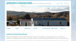 Desktop Screenshot of johnsonscaravanpark.ie