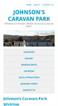 Mobile Screenshot of johnsonscaravanpark.ie
